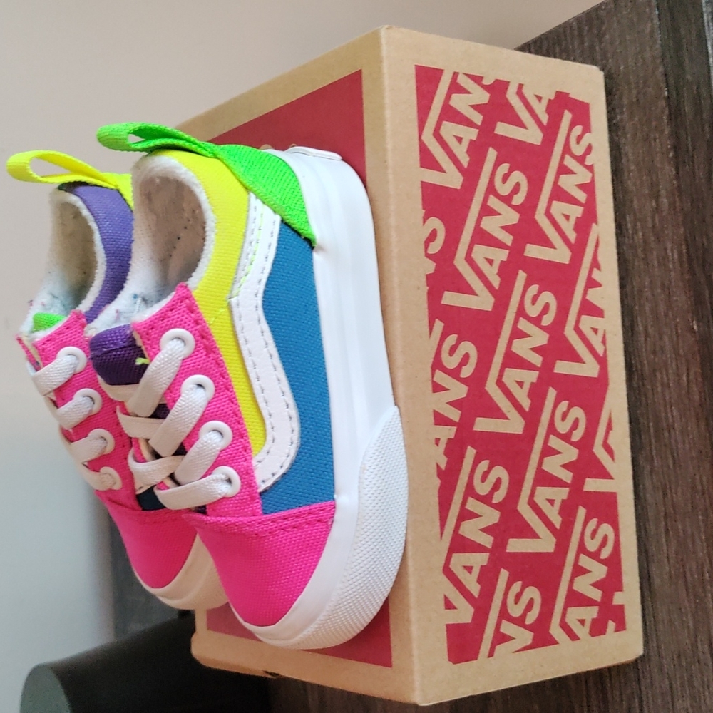 Color Block Vans Shoes